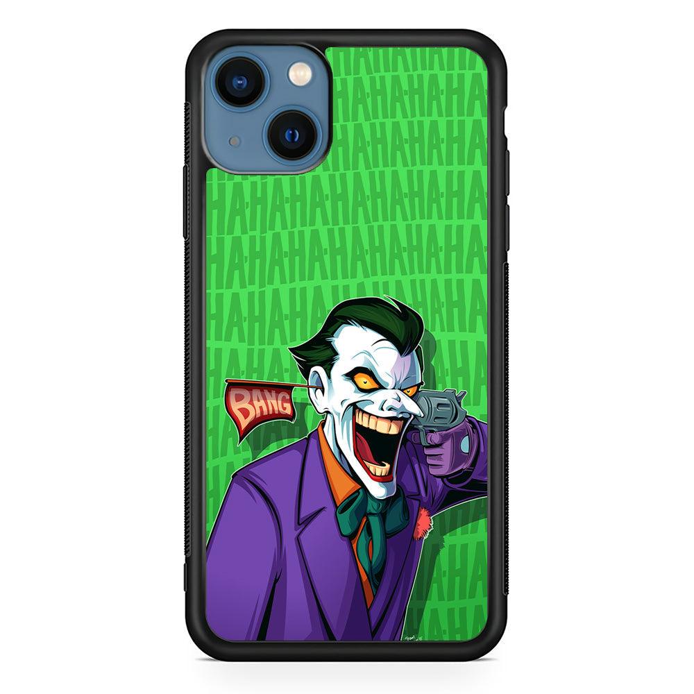 Joker Bang Your Enemy iPhone 15 Case-Rubber Black (2D Case)-Oxvistore