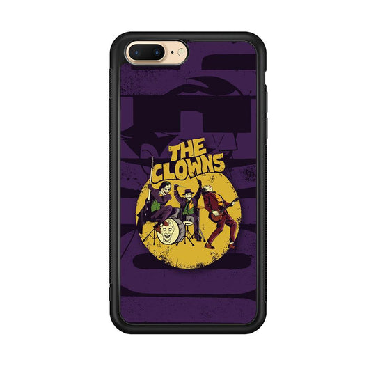 Joker Clown Feast Mode iPhone 7 Plus Case-Rubber Black (2D Case)-Oxvistore