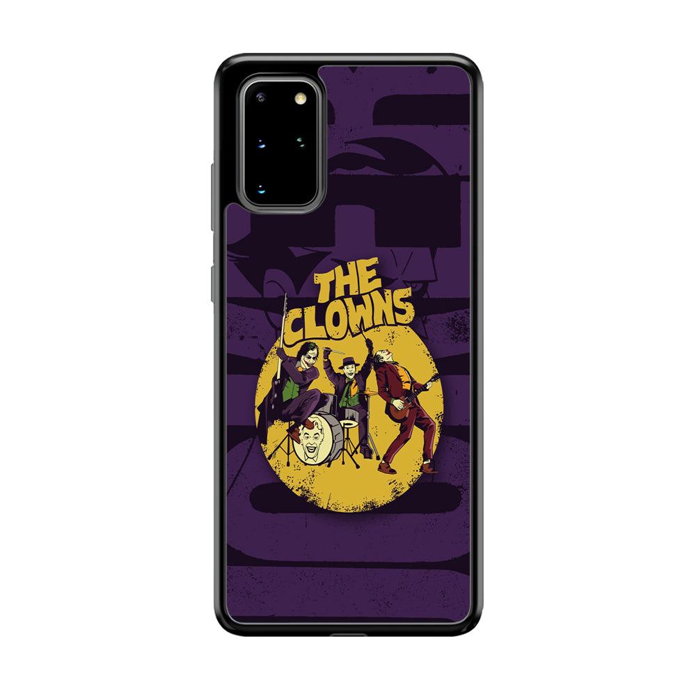 Joker Clown Feast Mode Samsung Galaxy S20 Plus Case-Rubber Black (2D Case)-Oxvistore