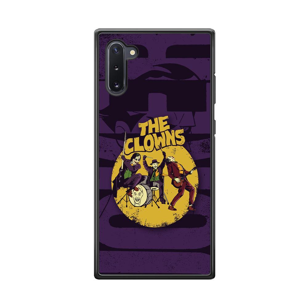 Joker Clown Feast Mode Samsung Galaxy Note 10 Case-Rubber Black (2D Case)-Oxvistore