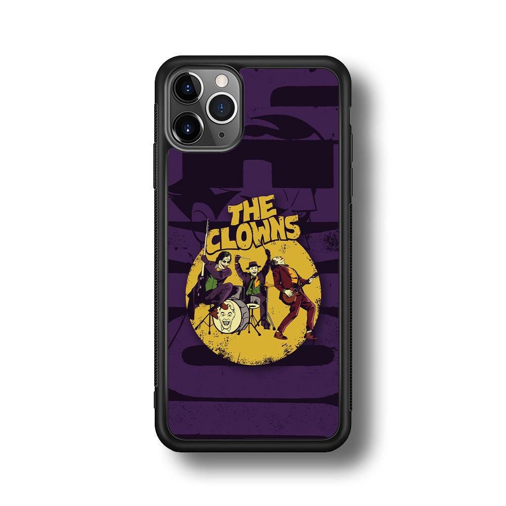 Joker Clown Feast Mode iPhone 11 Pro Max Case-Rubber Black (2D Case)-Oxvistore