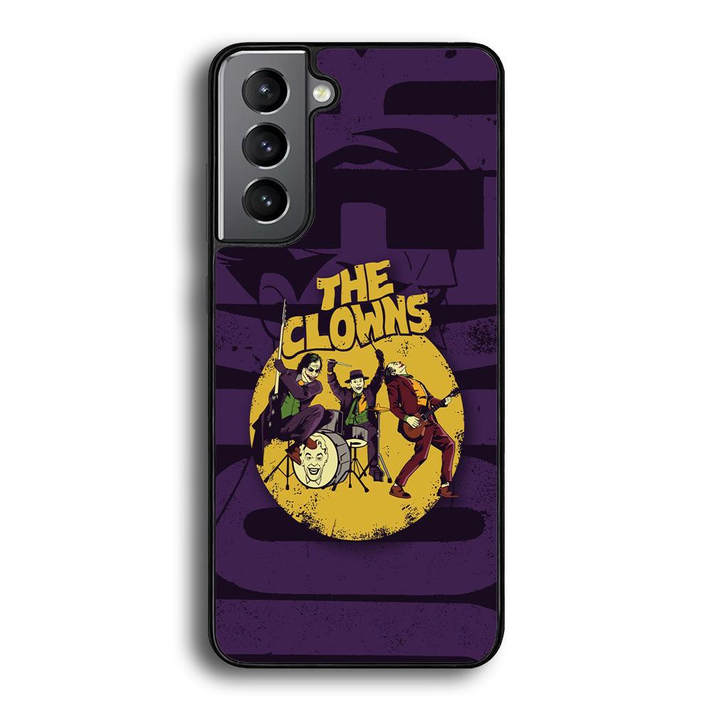 Joker Clown Feast Mode Samsung Galaxy S24 Case-Rubber Black (2D Case)-Oxvistore