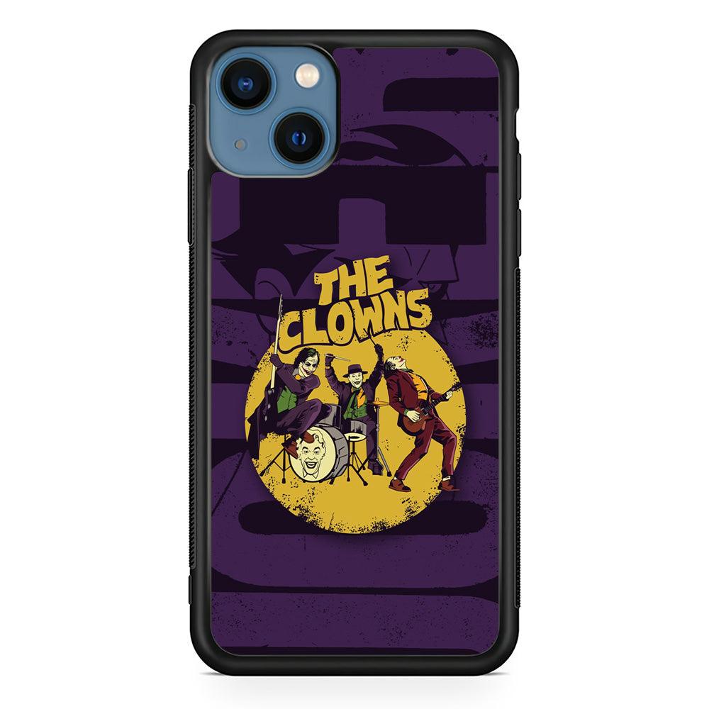 Joker Clown Feast Mode iPhone 14 Case-Rubber Black (2D Case)-Oxvistore
