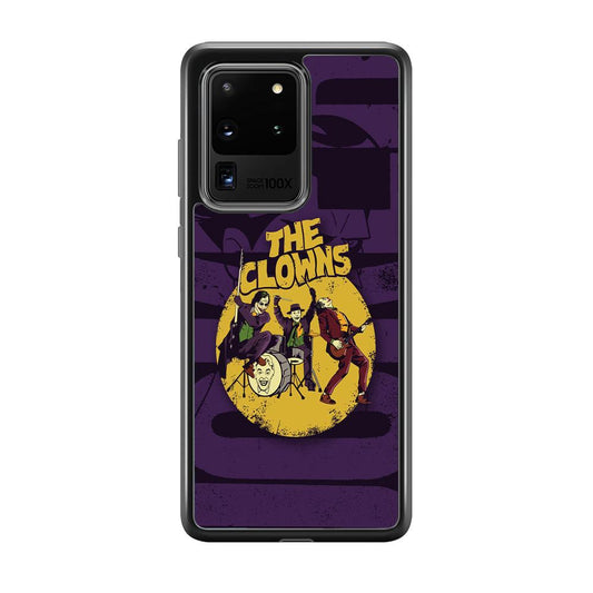 Joker Clown Feast Mode Samsung Galaxy S20 Ultra Case-Rubber Black (2D Case)-Oxvistore