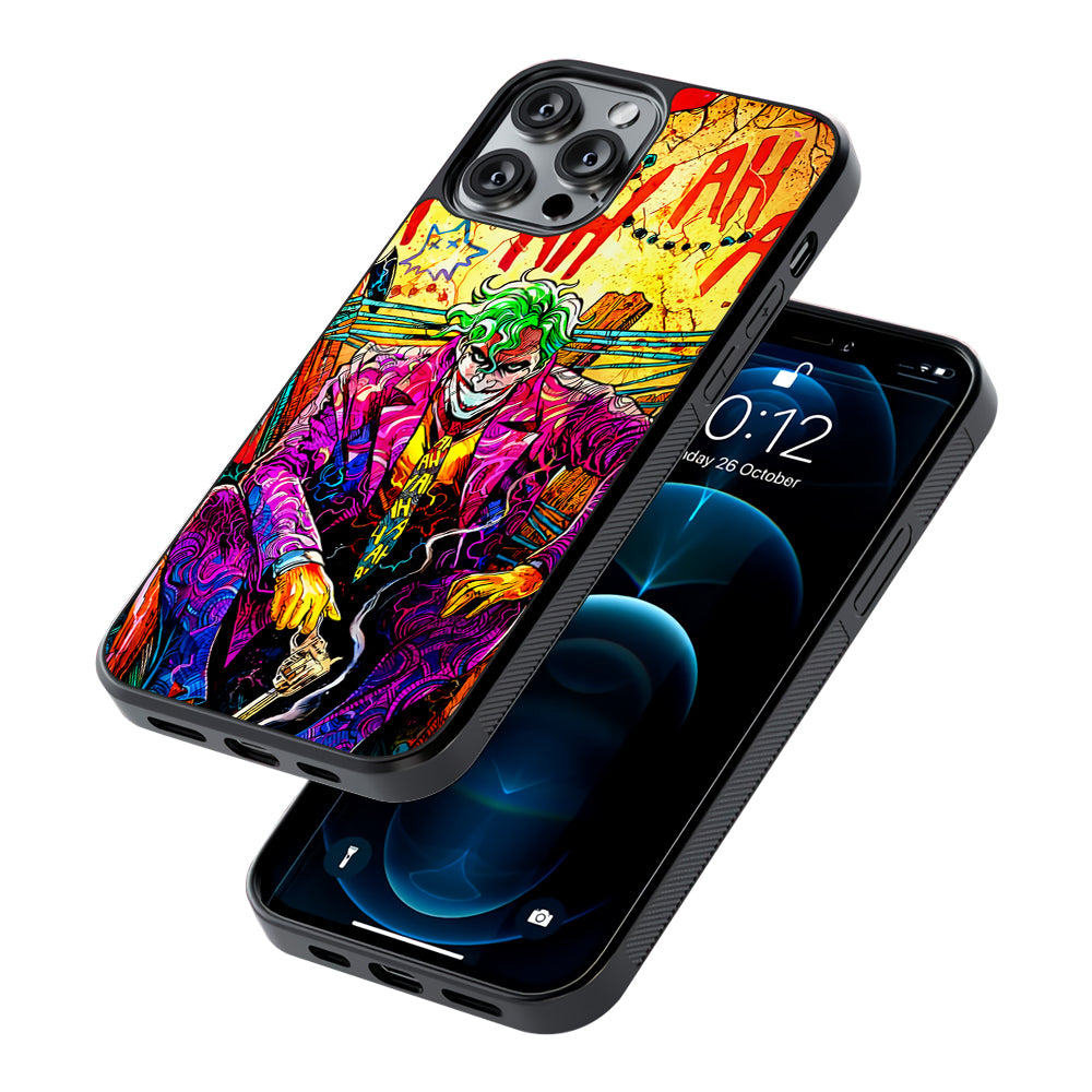 Joker Comics Colorful 2D Rubber Phone Case