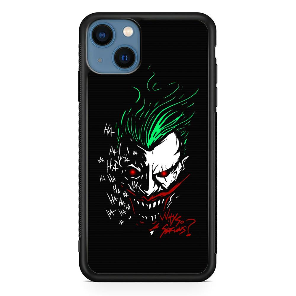 Joker Dark Silhouette iPhone 15 Plus Case-Oxvistore