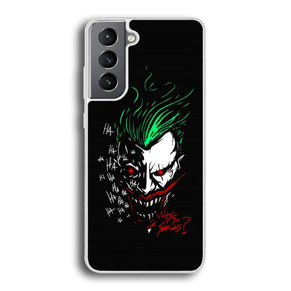 Joker Dark Silhouette Samsung Galaxy S21 Case-Oxvistore