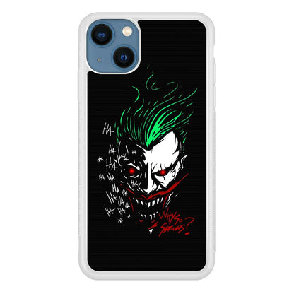 Joker Dark Silhouette iPhone 15 Plus Case-Oxvistore