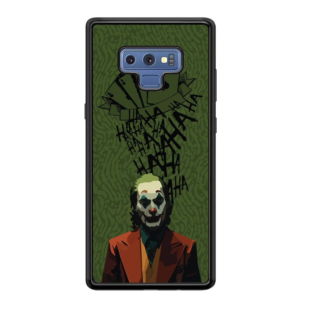 Joker Laugh in Silence Samsung Galaxy Note 9 Case-Oxvistore