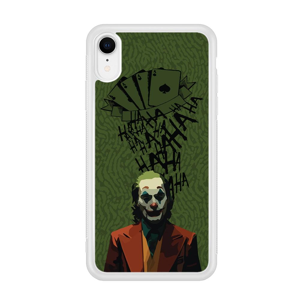 Joker Laugh in Silence iPhone XR Case-Oxvistore