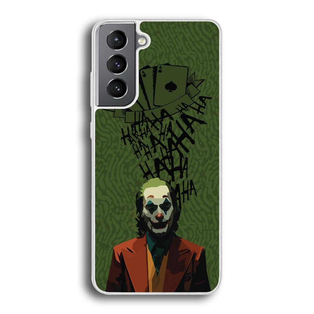 Joker Laugh in Silence Samsung Galaxy S21 Case-Oxvistore