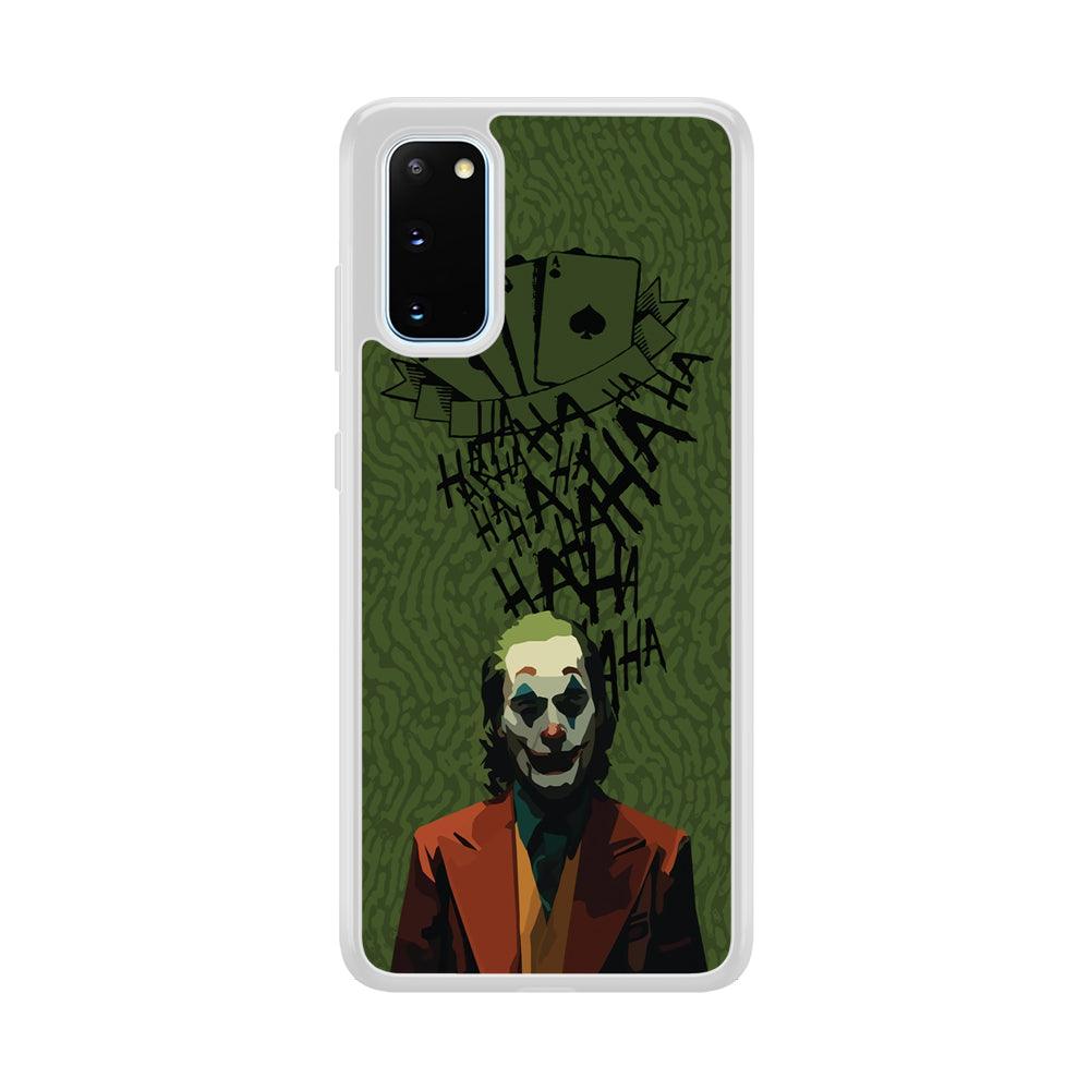 Joker Laugh in Silence Samsung Galaxy S20 Case-Oxvistore