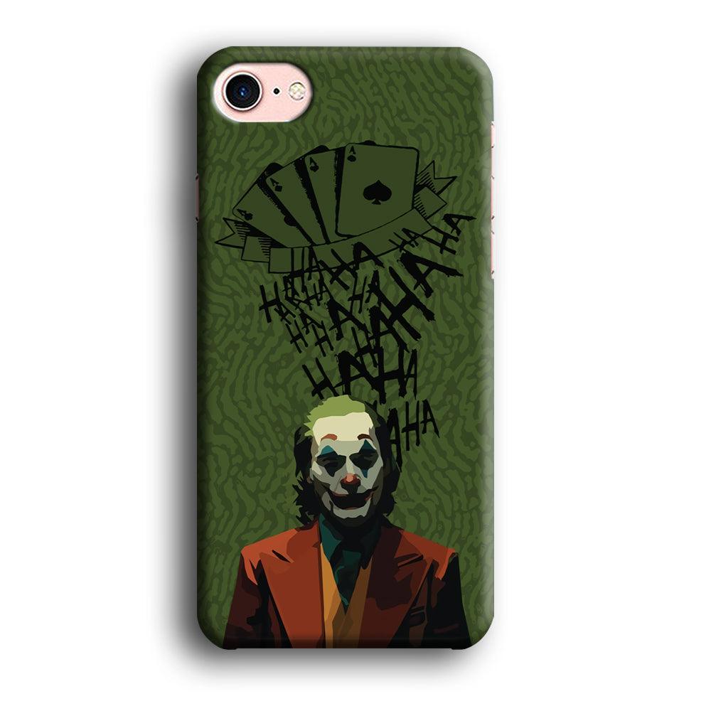 Joker Laugh in Silence iPhone 8 Case-Oxvistore