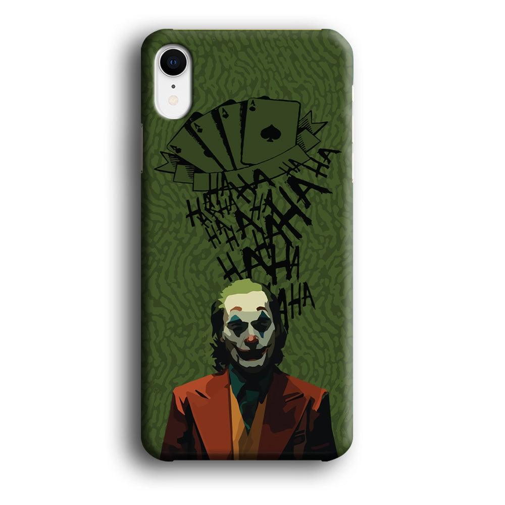 Joker Laugh in Silence iPhone XR Case-Oxvistore