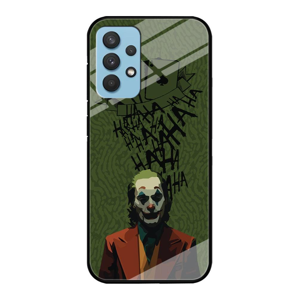 Joker Laugh in Silence Samsung Galaxy A32 Case-Oxvistore