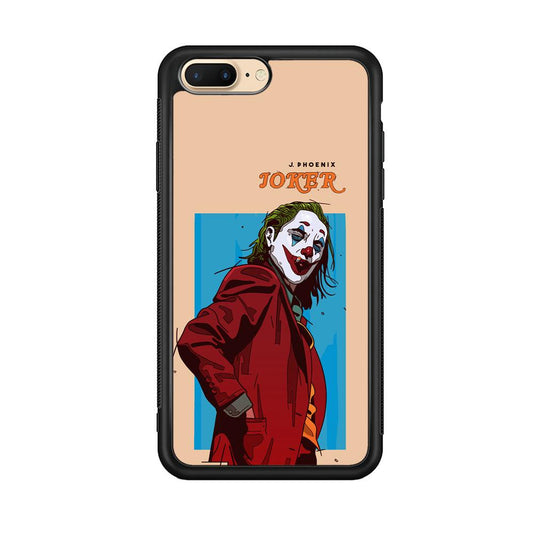 Joker Make The Great Smile iPhone 7 Plus Case-Rubber Black (2D Case)-Oxvistore