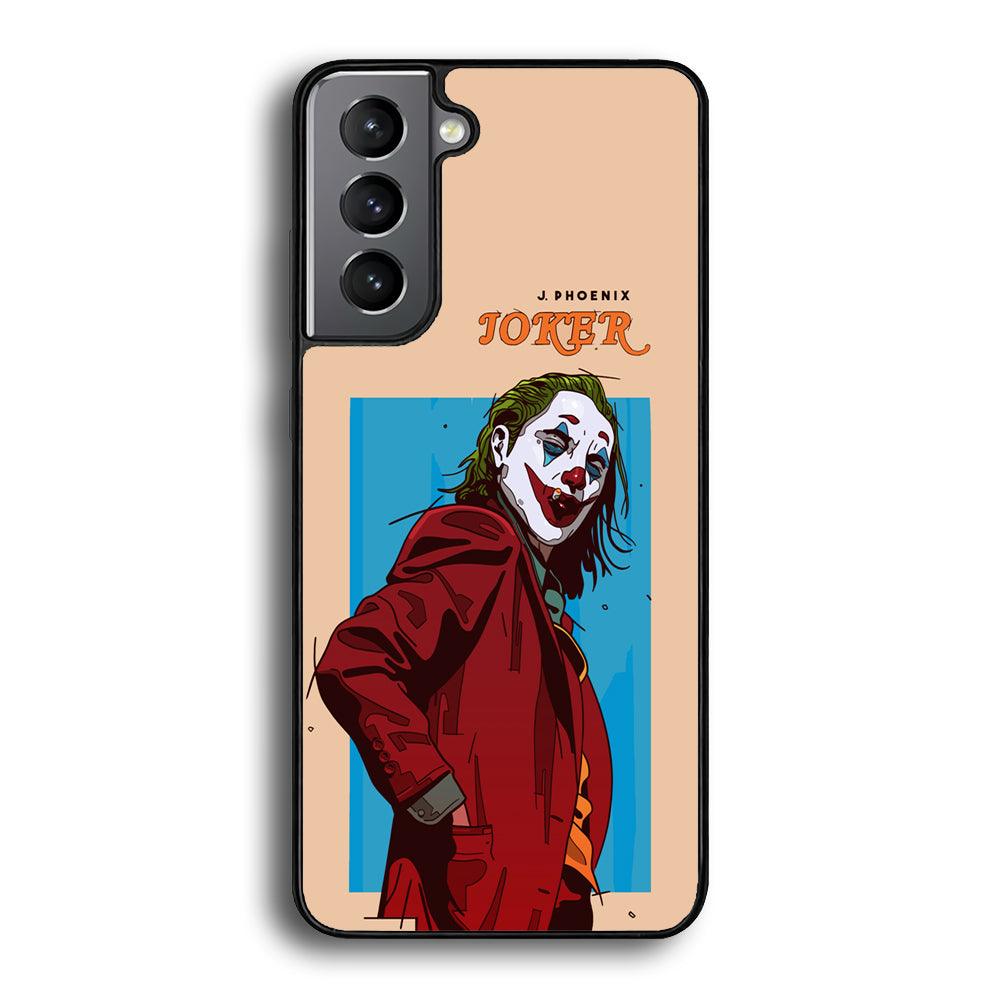 Joker Make The Great Smile Samsung Galaxy S21 Plus Case-Rubber Black (2D Case)-Oxvistore