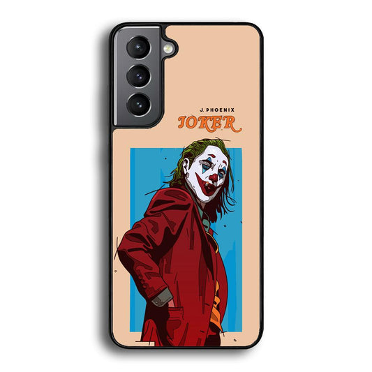 Joker Make The Great Smile Samsung Galaxy S22 Case-Rubber Black (2D Case)-Oxvistore
