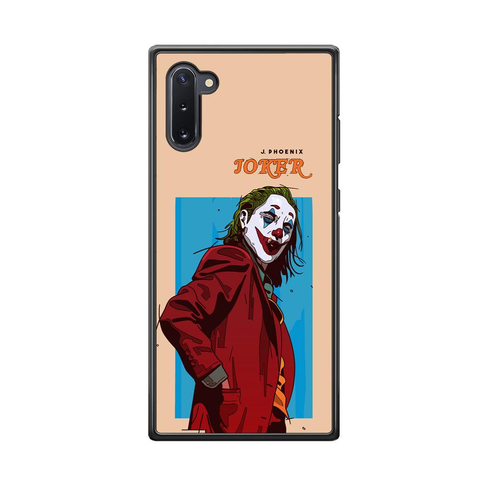 Joker Make The Great Smile Samsung Galaxy Note 10 Case-Rubber Black (2D Case)-Oxvistore