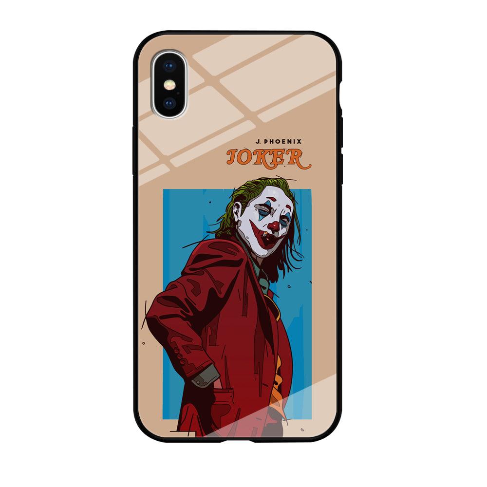 Joker Make The Great Smile iPhone X Case-Oxvistore