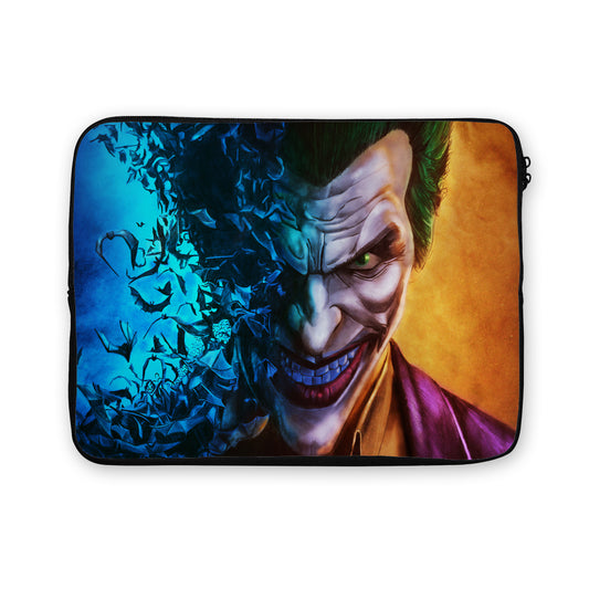 Joker Supervillian Face Laptop Sleeve Protective Cover