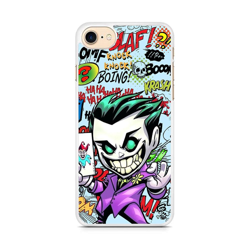 Joker Cartoon Smily Bomb iPhone 8 Case-Oxvistore