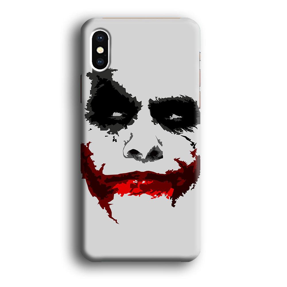 Joker Face of Seriousness iPhone X Case-Oxvistore