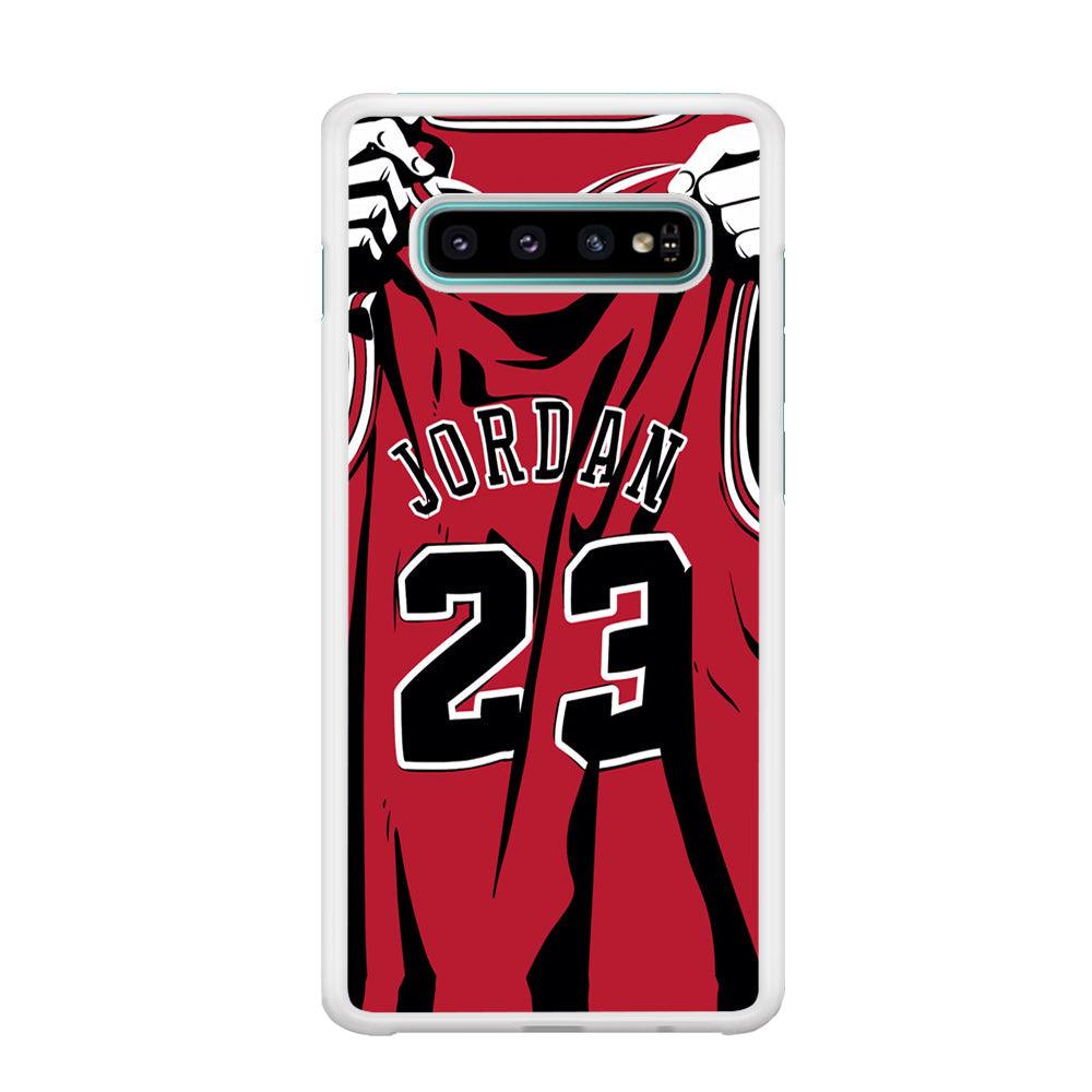 Jordan Jersey 23 Samsung Galaxy S10 Plus Case-Oxvistore