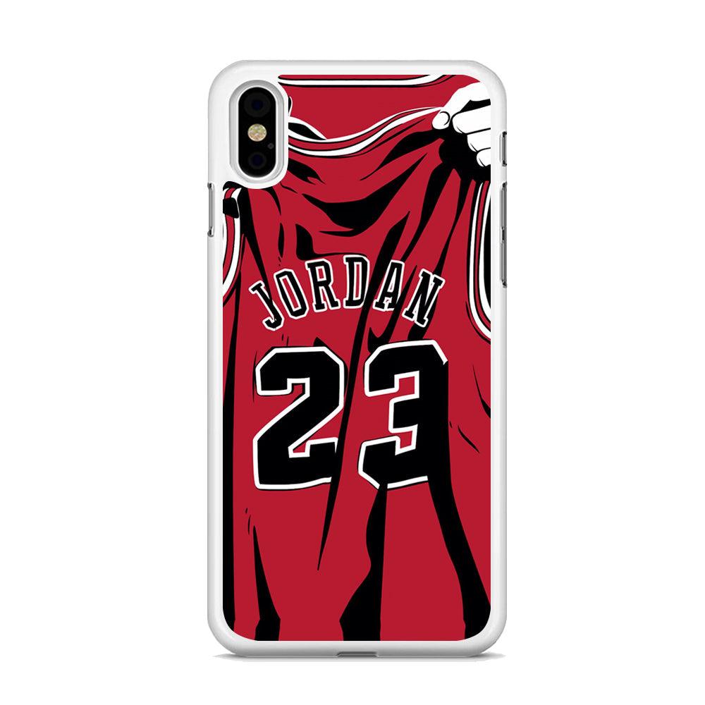 Jordan Jersey 23 iPhone X Case-Oxvistore