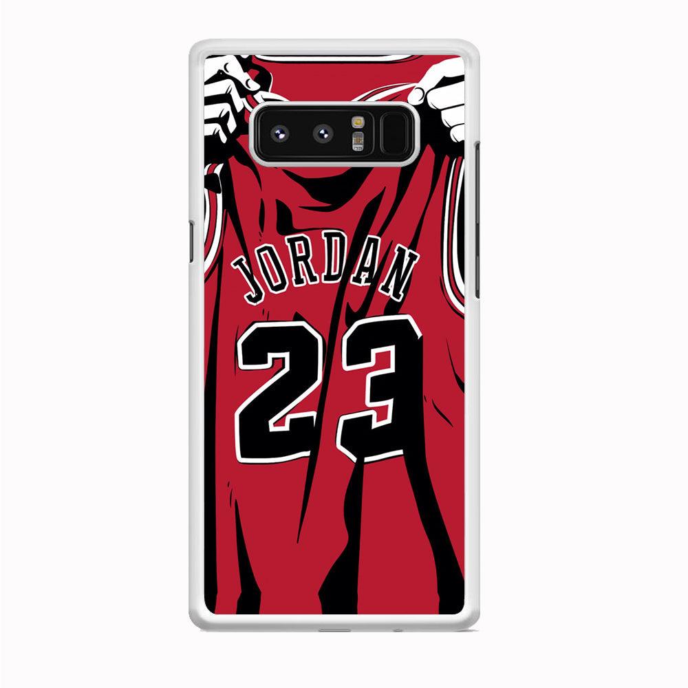 Jordan Jersey 23 Samsung Galaxy Note 8 Case-Oxvistore