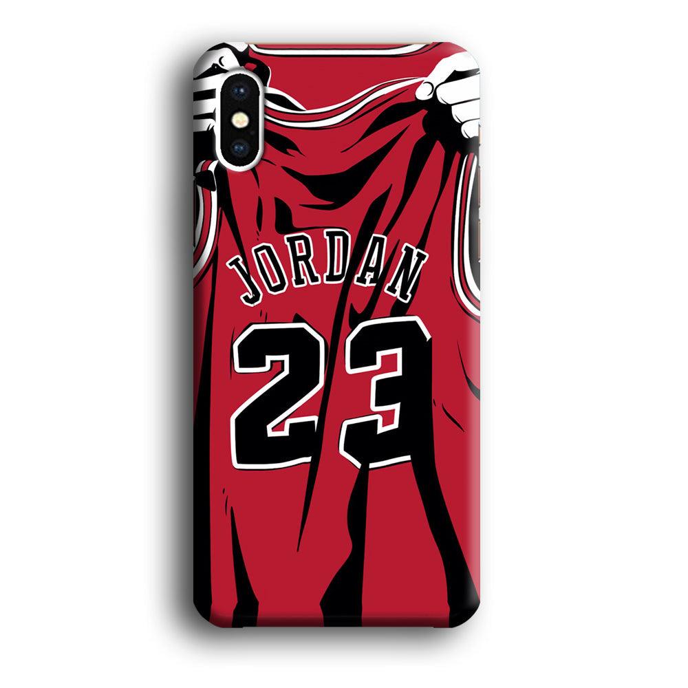 Jordan Jersey 23 iPhone X Case-Oxvistore