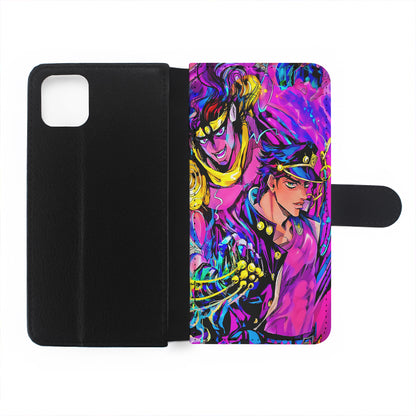 Jotaro Kujo Jojo Flip Wallet Phone Case