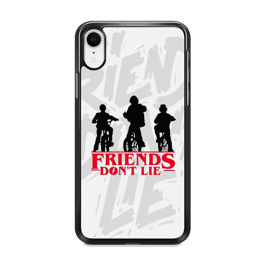 Journey of Life and Friends Don't Lie iPhone XR Case-Tempered Glass Case-Oxvistore