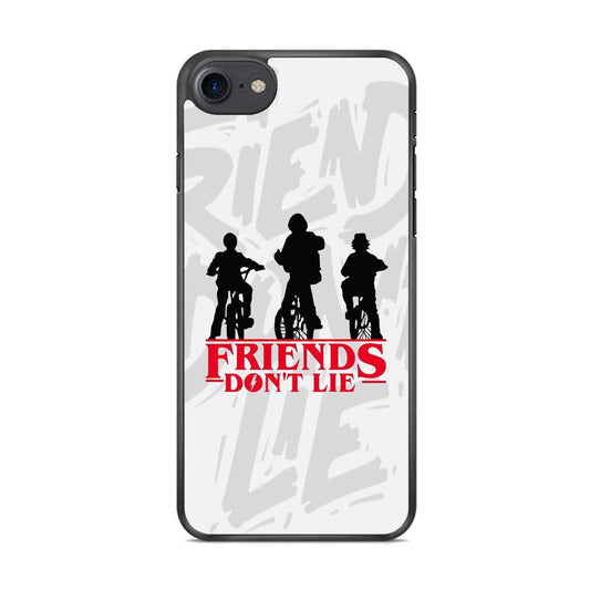 Journey of Life and Friends Don't Lie iPhone 8 Case-Tempered Glass Case-Oxvistore