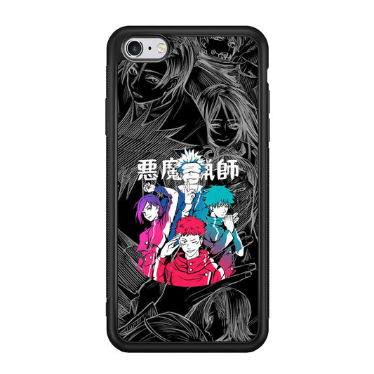 Jujutsu Kaisen Coloring Friendship iPhone 6 Plus | 6s Plus Case-Oxvistore