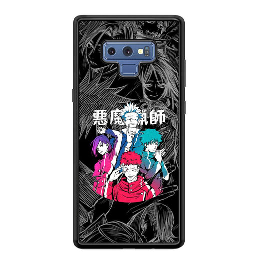 Jujutsu Kaisen Coloring Friendship Samsung Galaxy Note 9 Case-Oxvistore