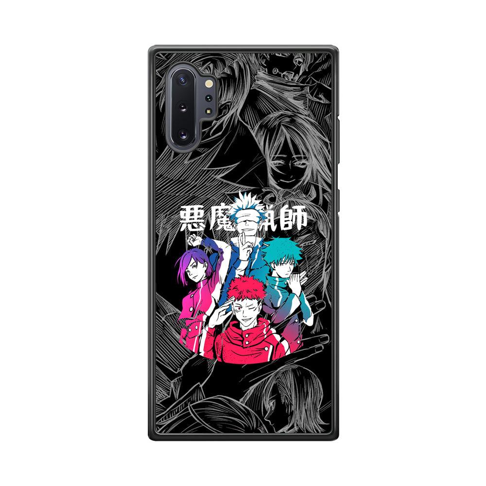 Jujutsu Kaisen Coloring Friendship Samsung Galaxy Note 10 Plus Case-Oxvistore