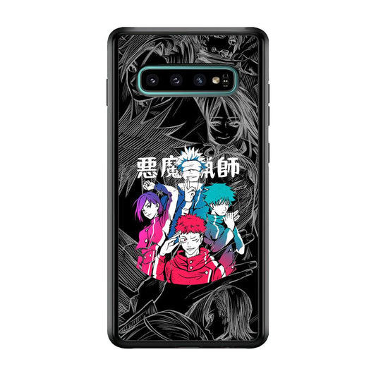 Jujutsu Kaisen Coloring Friendship Samsung Galaxy S10 Plus Case-Oxvistore