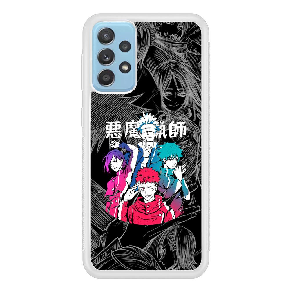 Jujutsu Kaisen Coloring Friendship Samsung Galaxy A52 Case-Oxvistore