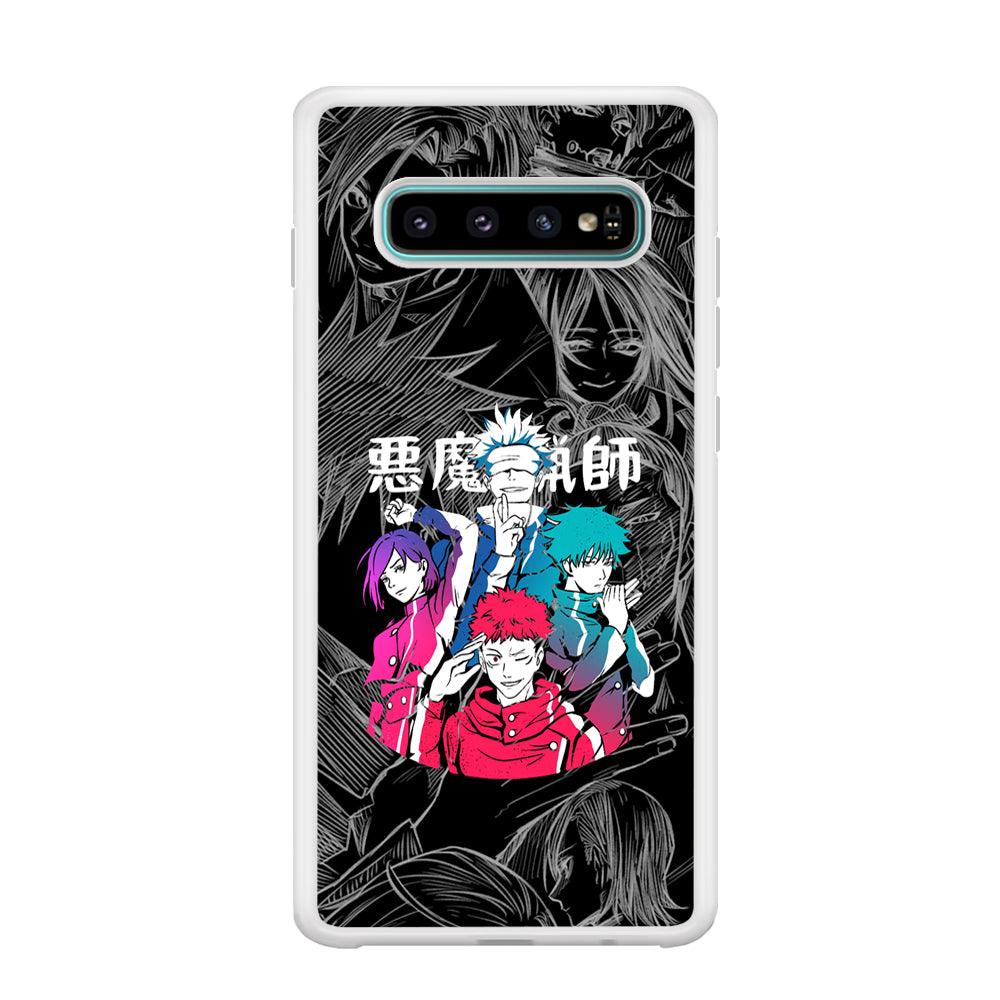 Jujutsu Kaisen Coloring Friendship Samsung Galaxy S10 Plus Case-Oxvistore