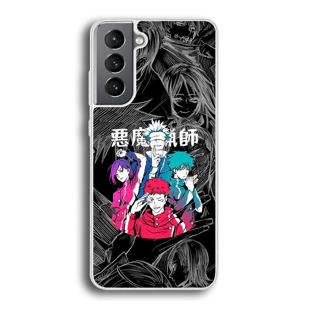 Jujutsu Kaisen Coloring Friendship Samsung Galaxy S21 Case-Oxvistore