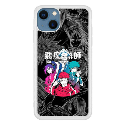 Jujutsu Kaisen Coloring Friendship iPhone 13 Case-Oxvistore