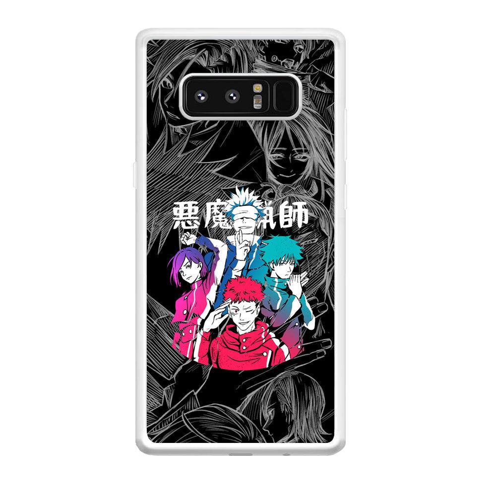 Jujutsu Kaisen Coloring Friendship Samsung Galaxy Note 8 Case-Oxvistore