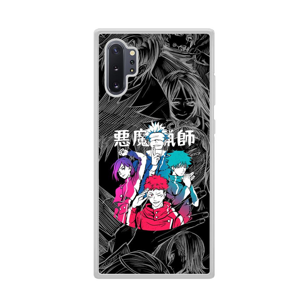 Jujutsu Kaisen Coloring Friendship Samsung Galaxy Note 10 Plus Case-Oxvistore