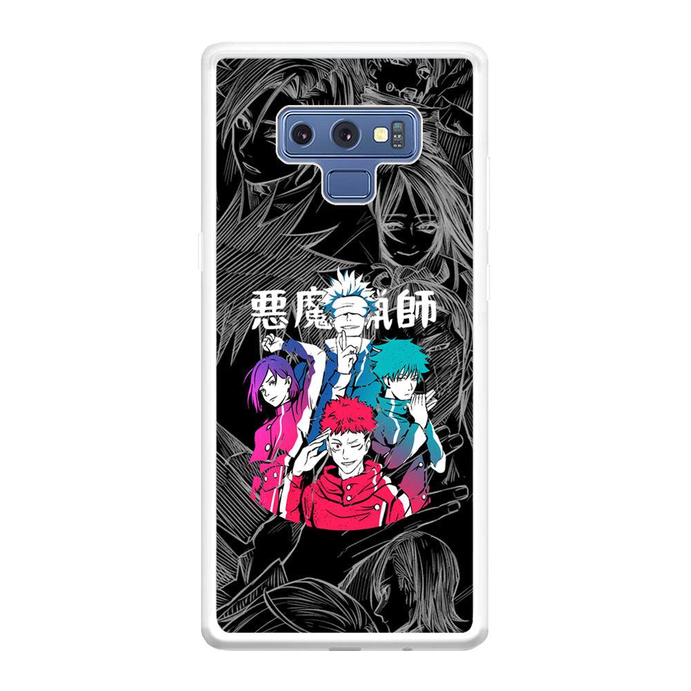 Jujutsu Kaisen Coloring Friendship Samsung Galaxy Note 9 Case-Oxvistore