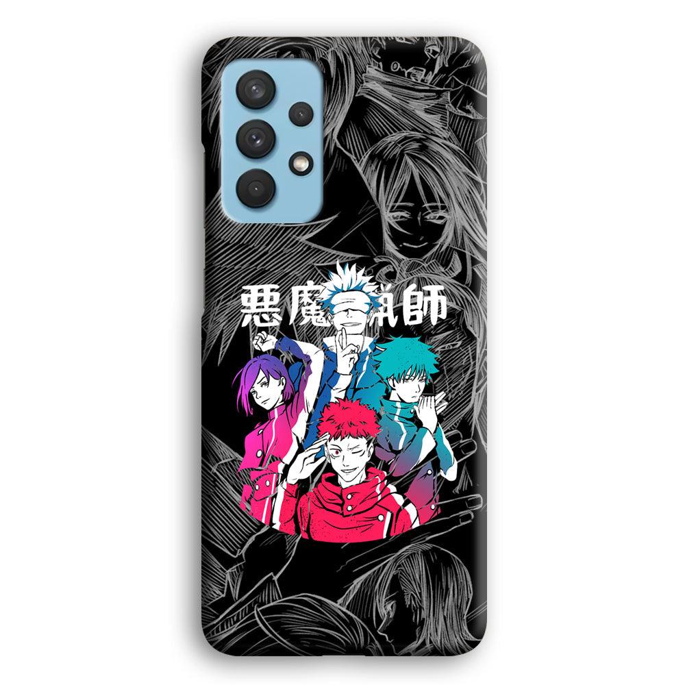 Jujutsu Kaisen Coloring Friendship Samsung Galaxy A32 Case-Oxvistore