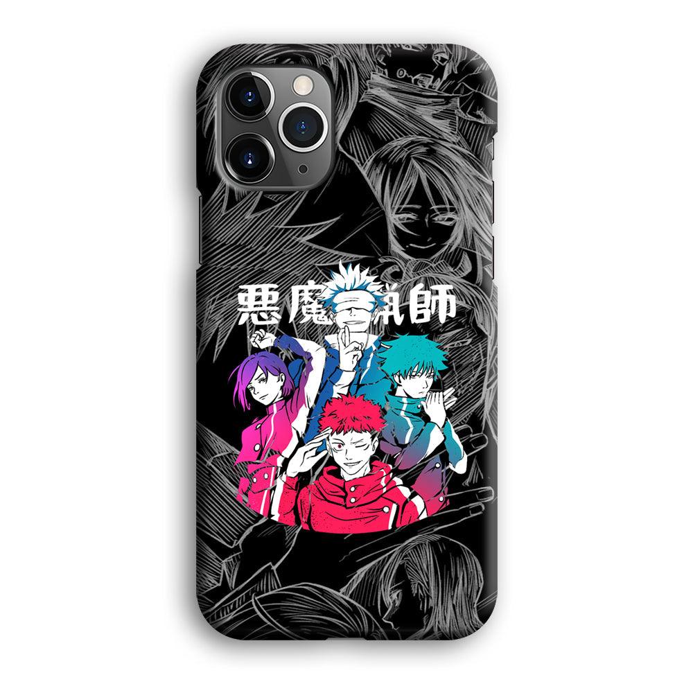 Jujutsu Kaisen Coloring Friendship iPhone 12 Pro Case-Oxvistore