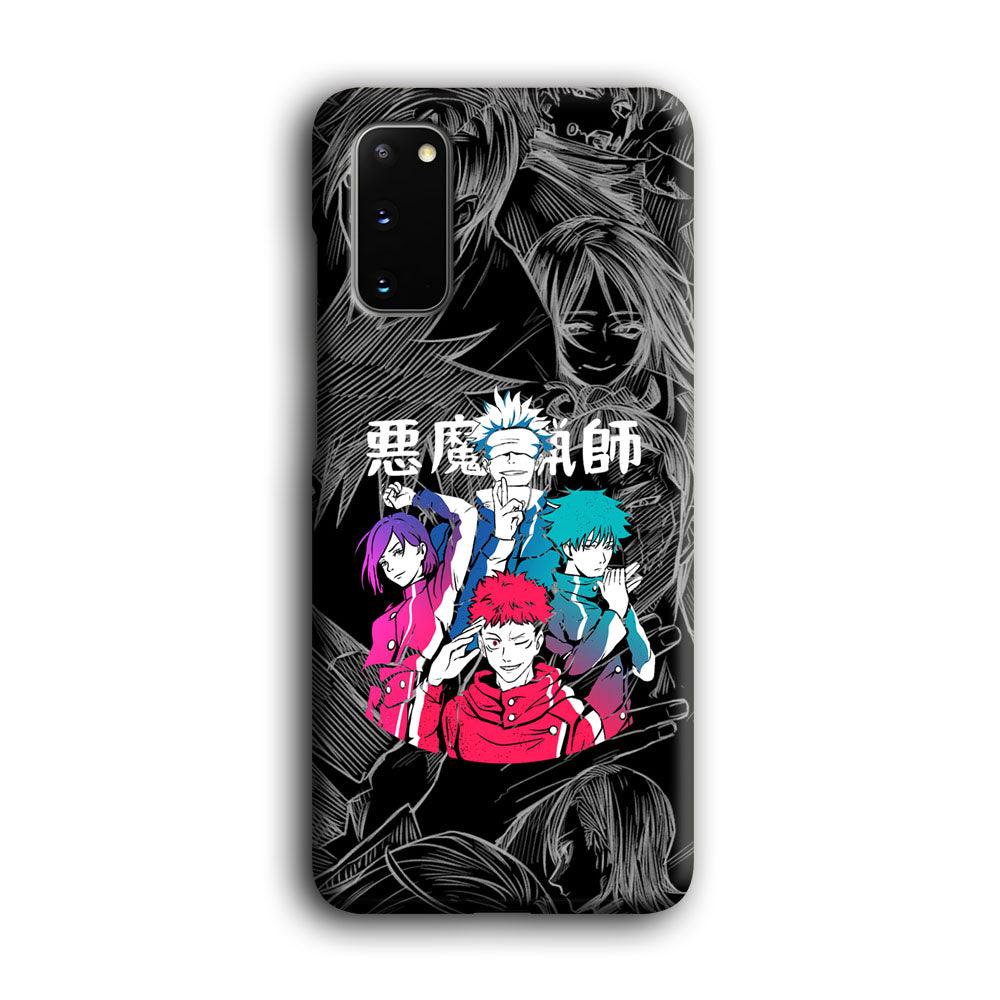 Jujutsu Kaisen Coloring Friendship Samsung Galaxy S20 Case-Oxvistore