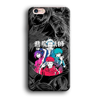 Jujutsu Kaisen Coloring Friendship iPhone 6 Plus | 6s Plus Case-Oxvistore