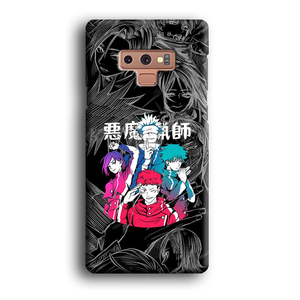 Jujutsu Kaisen Coloring Friendship Samsung Galaxy Note 9 Case-Oxvistore